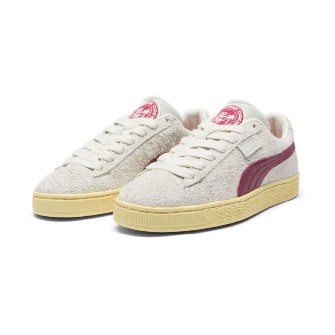 PUMA x Palm Tree Crew Suede R “Gris vapor” Rojo club