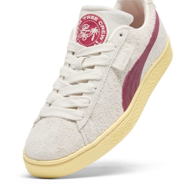 PUMA x Palm Tree Crew Suede R “Gris vapor” Rojo club