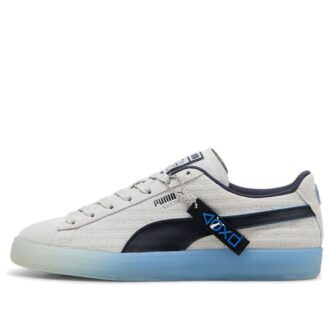 PUMA x Playstation Suede “Gris Glacial Azul Marino”