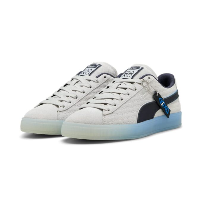 PUMA x Playstation Suede “Gris Glacial Azul Marino”