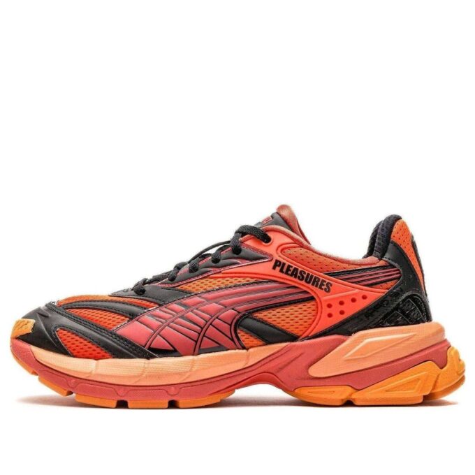PUMA x PLEASURES Velophasis LAYERS “Cayenne Pepper Astro Red”