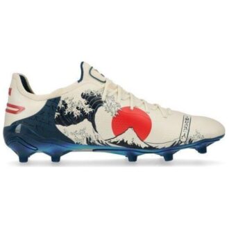 PUMA x Unisport King Ultimate FG “Crema Blanco Rojo”