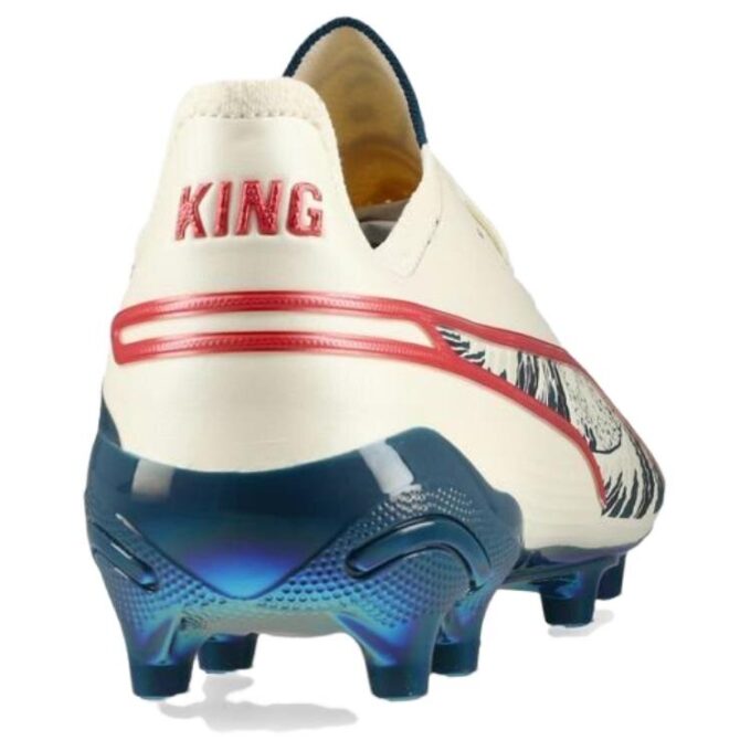 PUMA x Unisport King Ultimate FG “Crema Blanco Rojo”