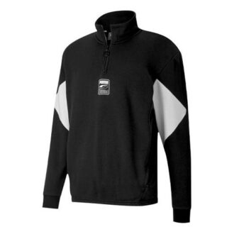 Rebel Half-Zip TR “Negro y blanco”