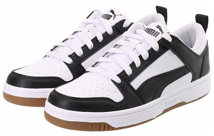 Rebound LayUp Low SL “Blanco y negro”