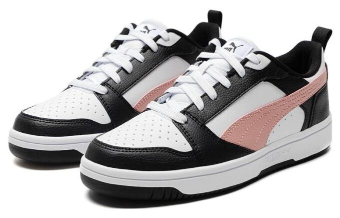 Rebound V6 Low “Blanco Futuro Rosa Negro”