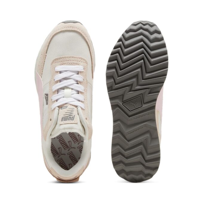 Road Rider Suede “Blanco Rosa Sutil”