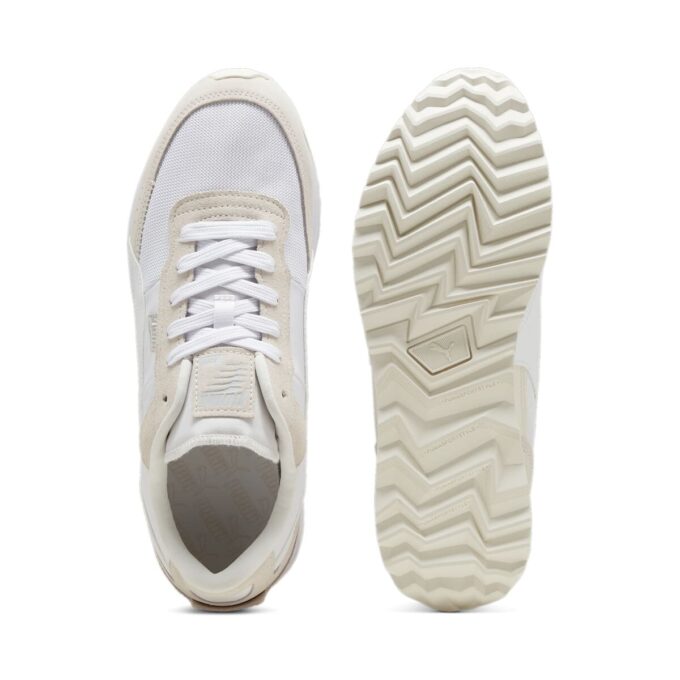 Road Rider Suede “Blanco Vapor Gris”
