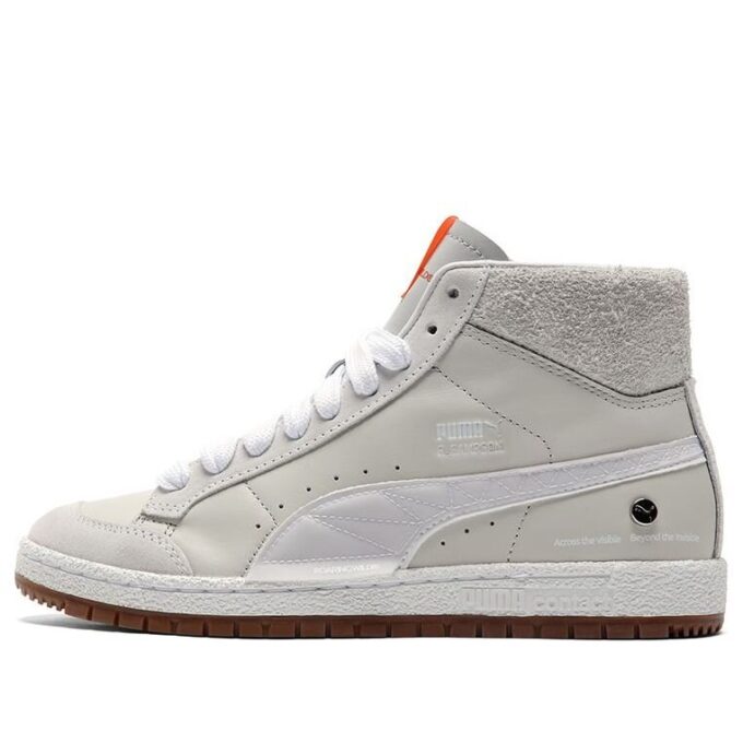 ROARINGWILD x Ralph Sampson 70 Mid “Gris Blanco Naranja”
