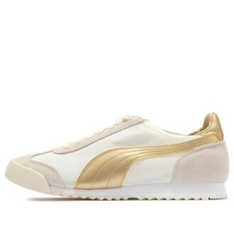 Roma OG Nylon “Metálico – Blanco Susurro Equipo Dorado”