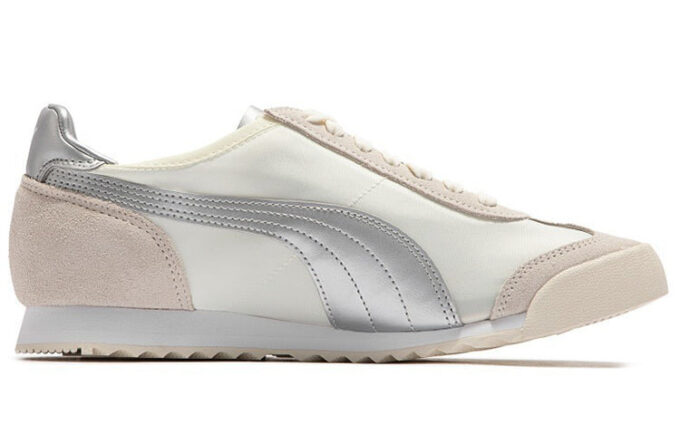 Roma OG Nylon Metálico “Blanco Susurro Plateado”