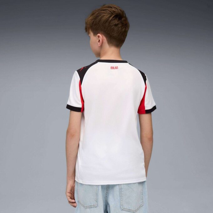 Réplica de la camiseta de fútbol de visitante del AC Milan 25/26 para niños grandes Réplica de la camiseta de fútbol de visitante del AC Milan 25/26 para niños grandes