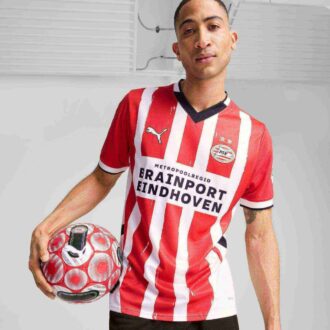 Réplica de la camiseta de fútbol local del PSV Eindhoven 24/25 para hombre