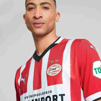 Réplica de la camiseta de fútbol local del PSV Eindhoven 24/25 para hombre