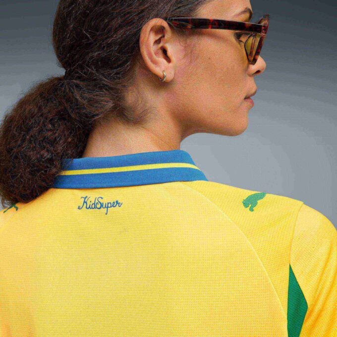 Réplica de la camiseta de fútbol PUMA x KIDSUPER Mamelodi Sundowns para mujer Réplica de la camiseta de fútbol PUMA x KIDSUPER Mamelodi Sundowns para mujer