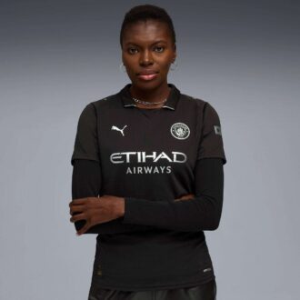 Réplica de la camiseta de fútbol visitante del Manchester City 25/26 para mujer