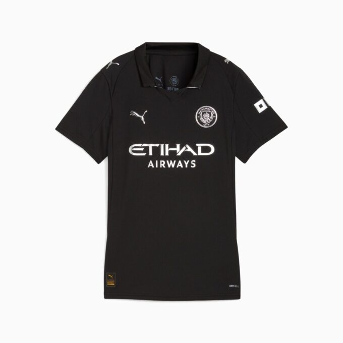 Réplica de la camiseta de fútbol visitante del Manchester City 25/26 para mujer Réplica de la camiseta de fútbol visitante del Manchester City 25/26 para mujer