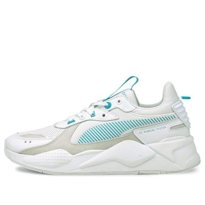 RS-X “Teoría del color – Blanco Azul Scuba”