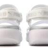 Sandalia deportiva para mujer “Blanco metalizado plateado”
