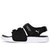 Sandalia Leadcat City “Negro y blanco”