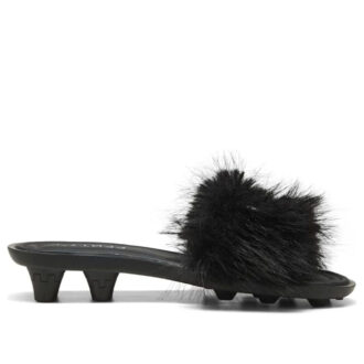 Sandalias con tacos de gato (WMNS) x FENTY “Chic Fur Black”