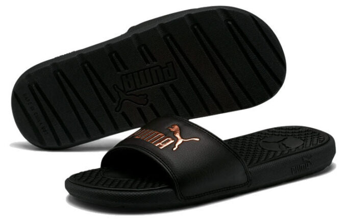Sandalias Cool Cat “Negro Oro Rosa” para mujer