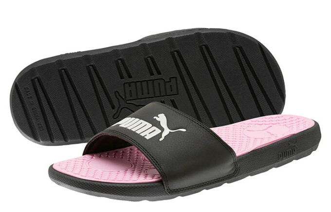 Sandalias Cool Cat “Negro Rosa Pálido” para mujer