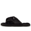 Sandalias Fluff X Strap “Negras” para mujer