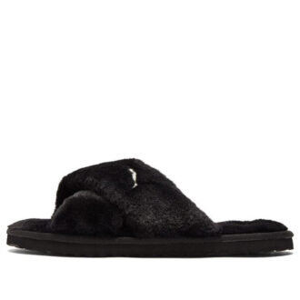 Sandalias Fluff X Strap “Negras” para mujer