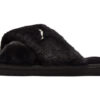 Sandalias Fluff X Strap “Negras” para mujer