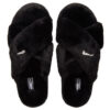 Sandalias Fluff X Strap “Negras” para mujer