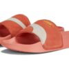 Sandalias Leadcat 2.0 Suede OG para mujer, color rosa y naranja