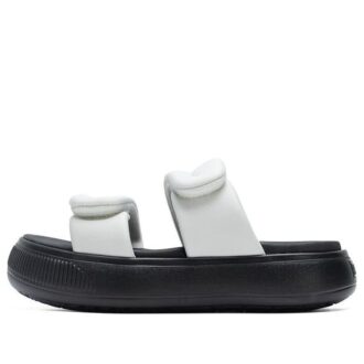 Sandalias Mayu Puffy “Gris Negro”