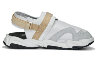 Sandalias retro TS-01 “Gris pluma”