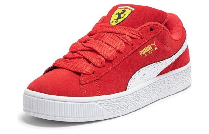 Scuderia Ferrari x Suede XL “Rosso Corsa Blanco”