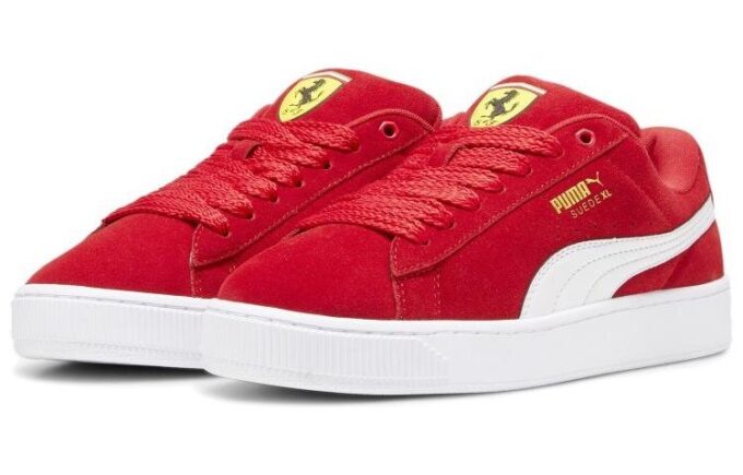 Scuderia Ferrari x Suede XL “Rosso Corsa Blanco”