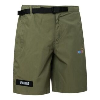 Shorts cargo con logo “Verde oliva”