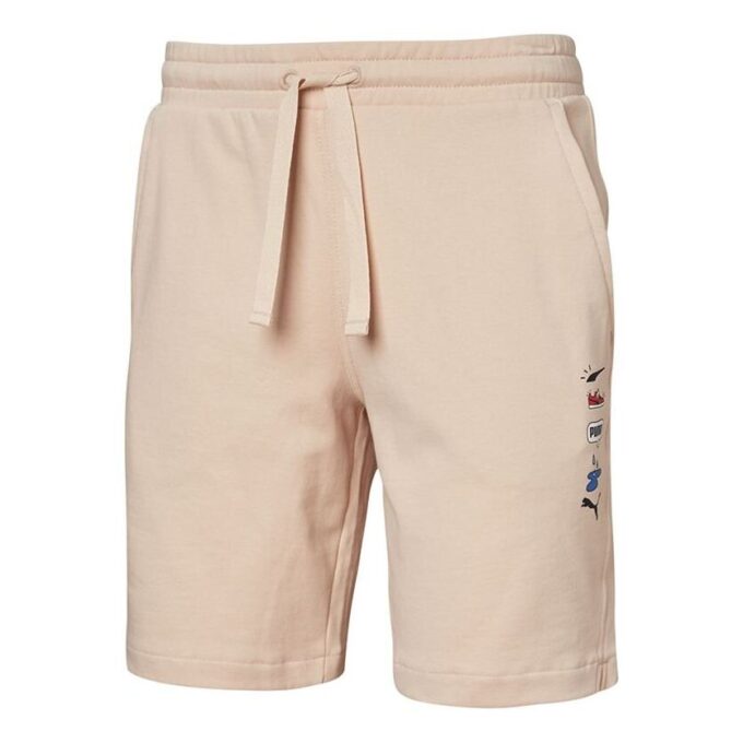 Shorts cargo tejidos Awareness “Beige Negro”