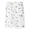 Shorts cargo tejidos con concienciación “Blanco y negro”