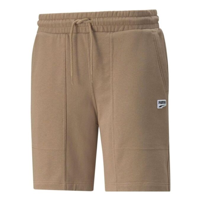 Shorts con logo pequeño “Marrón”