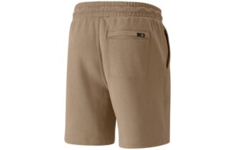 Shorts con logo pequeño “Marrón”
