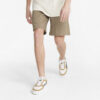 Shorts con logo pequeño “Marrón”