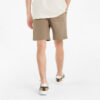 Shorts con logo pequeño “Marrón”