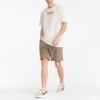 Shorts con logo pequeño “Marrón”