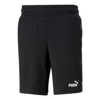 Shorts rectos con logo “Negro”