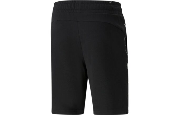 Shorts rectos con logo “Negro”