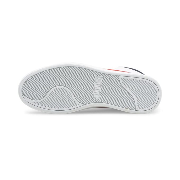 Shuffle Mid “Blanco Alto Riesgo Rojo”