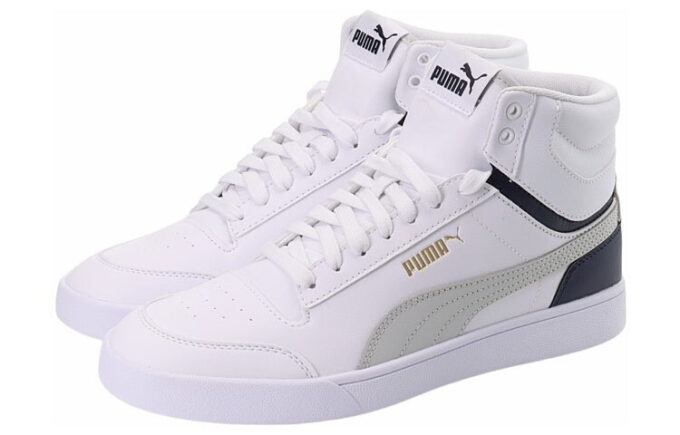 Shuffle Mid “Blanco Gris Peacoat”