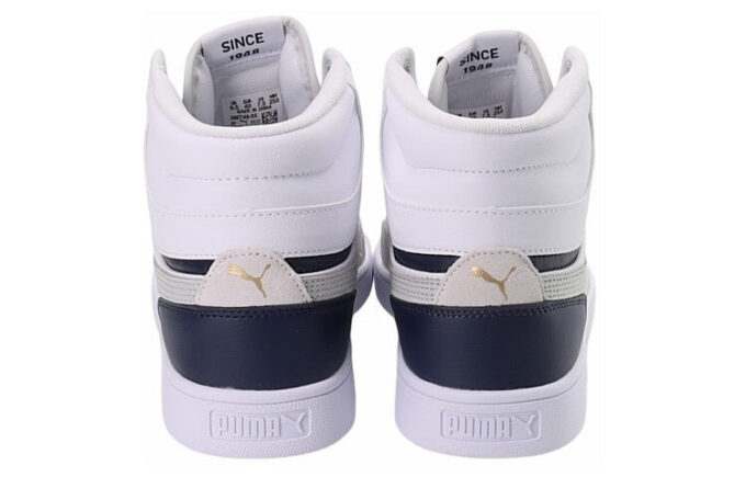 Shuffle Mid “Blanco Gris Peacoat”