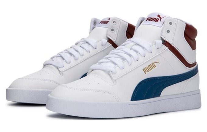 Shuffle Mid “Blanco Lago Azul”